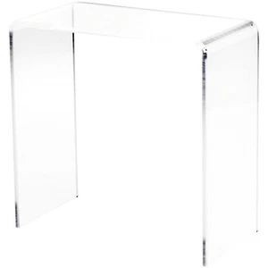 Plymor Clear Acrylic Vertical Rectangular Display Riser, 9" H x 9" W x 4.5" D - Picture 1 of 1