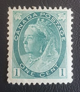 Francobollo Canada QV 1c 1898-1902. MH - Foto 1 di 2