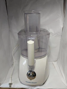 Hamilton Beach Food Processor – White – 10 Cup Capacity – 2 Speed Pulse Chopper - Picture 1 of 5