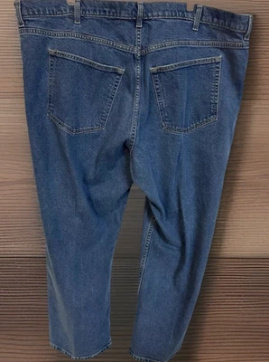 Pantalones de mezclilla para hombre Saddlebred grandes y altos 46 x 30 corte clásico de pierna recta Foto 1 de 4