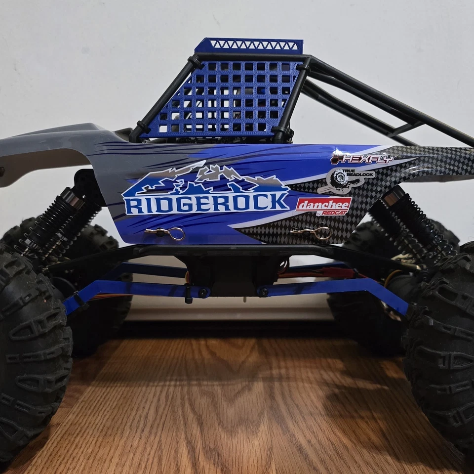 (4 piezas) Eslabones de eje Danchee Ridgerock High Clearnace en AZUL! Redcat Racing. Nuevo.  Foto 1 de 4