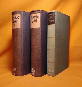 Deutscher Geist volumes 1 & 2, Heinrich von Kleist 3 HC book lot German Text - Bild 1 von 16