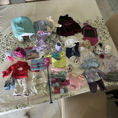 American Girl Doll Clothing Lot, 4 Pets And accessories Snorkeling Crutches - Image 1 of 4