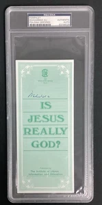 Muhammad Ali Signed Pamphlet Boxing HOF Auto Islam Is Jesus Really God? PSA/DNA - Picture 1 of 3