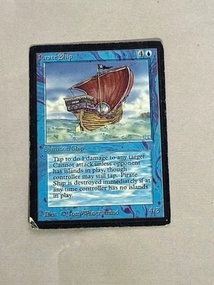 MTG Pirate Ship Beta Magic the Gathering - Image 1 of 2