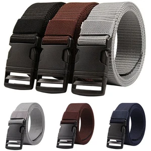 Webbing Nylon Quick Release Belt Work Buckle Military Waist Tactical Men Army - Picture 1 of 20
