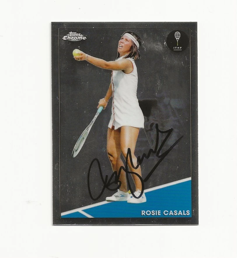 TARJETA AUTOGRAFIADA DE TENIS ROSIE CASALS Foto 1 de 1