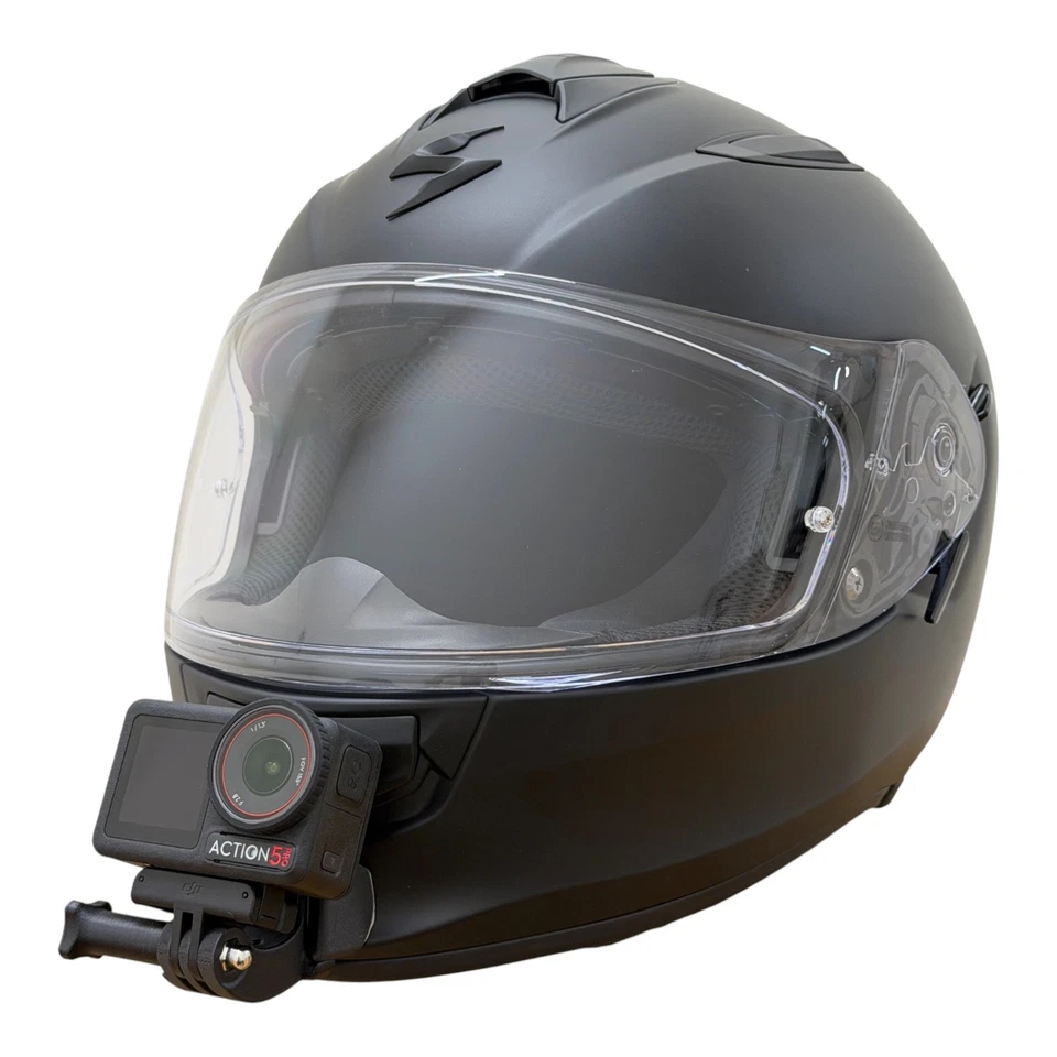 MARKENLOS Scorpion Exo 491 GoPro Kinnhalterung, Action Cam Halterung, viel Zubehör