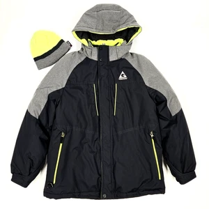 Gerry 3 in 1 Black Winter Coat Youth 14/16 Hat Removable Hood Outerwear Snow Ski - Picture 1 of 14