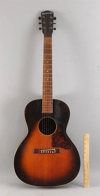RARE Antique 1930s Gibson Kalamazoo Sunburst KG 14 Flattop Acoustic Guitar, NR - Photo 1/4