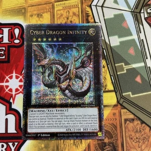 Cyber Dragon Infinity Alt Art 1st Edition Quarter Century Secret Rare RA04-EN068 - Picture 1 of 2
