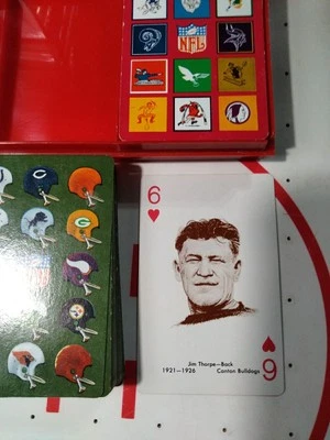 1963 Stancraft JIM THORPE Green Back #6 Hearts Playing Cards Set Break Near Mint - Image 1 of 4