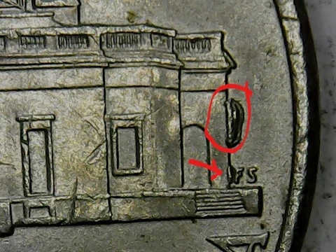 2017-P Jefferson Nickel, BEEHIVE on right wall of MONTICELLO................n5 Cover