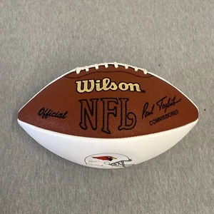 Thomas Jones Arizona Cardinals Signed NFL Football Inscribed Best Wishes #26 - Picture 1 of 4