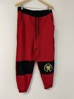 Finch Los Angeles Sweatpants Mens Small Trackpants  Red  Loose Beaded N167