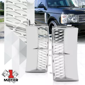 For 2003-2012 Range Rover{AUTOBIOGRAPHY STYLE}Chrome/Silver Fender Grille Grill - Bild 1 von 4