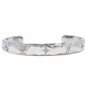 Brazalete Brazalete Louis Vuitton M00333 Metal Tono Plateado L - Imagen 1 de 9