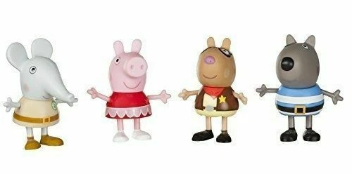 Peppa Pig 4 Toy Figures Emily Pedro Danny Fancy Dress Party