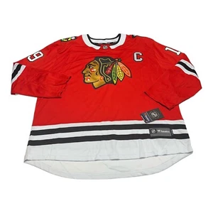 Fanatics Chicago Blackhawks Jonathan Toews Breakaway Red Sewn Jersey Size 3XL - Picture 1 of 8