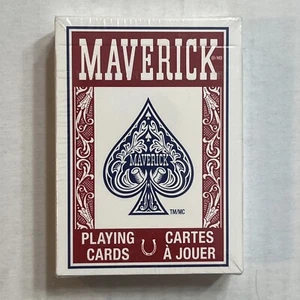 NEW SEALED Maverick Standard Poker Deck (Red), US Playing Card Company 2018 - Picture 1 of 6