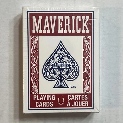 NEW SEALED Maverick Standard Poker Deck (Red), US Playing Card Company 2018 - Image 1 of 4