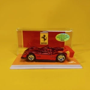 Hot Wheels FERRARI 333 SP Red CHROME (WANGSTAR CUSTOM) Limited REAL RIDERS - Picture 1 of 11