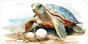 TURTLE TURTLES DESIGN YOUR OWN ASSORTED UV PRINTED METAL LICENSE PLATE H - Foto 1 di 4