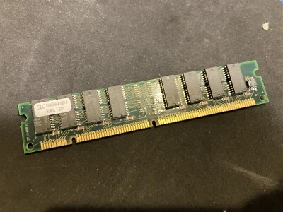 32MB EDO 168-Pin DIMM 60ns Samsung KMM366F410BK-6 Gold Memory Module RAM - Image 1 of 2