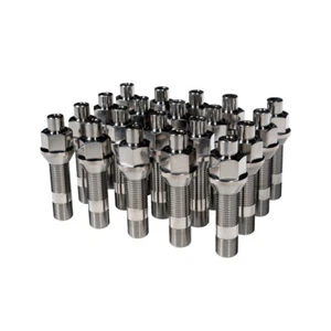 Wheel Mate Fits Titanium Wheel Stud Conversion (Raw Ti) - M14x1.25 To M14x1.5 - - Picture 1 of 5