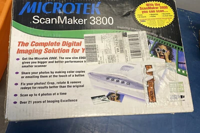 microtek scanmaker 3800 New Open Box Item Sealed  - Image 1 of 4
