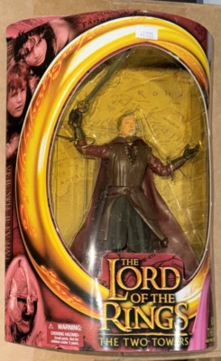 El Señor de los Anillos Las Dos Torres Rey Theoden Espada Ataque Acción Nuevo en Caja Toy Biz Foto 1 de 4