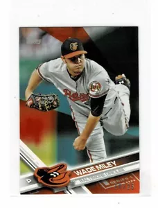 2017 TOPPS MINI ORANGE 183 WADE MILEY #d 10/25 BALTIMORE ORIOLES - Picture 1 of 1