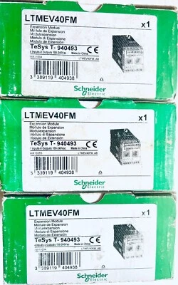 SCHNEIDER ELECTRIC TELEMECANIQUE LTMEV40FM CONTACTOR EXPANSION MODULE MOTOR CON
