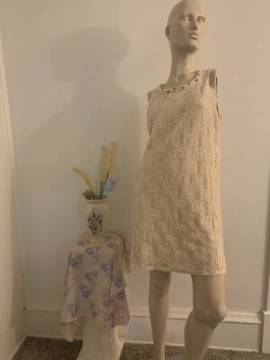 YA Los Angela's платье, большой MIDI платье, белый Shift - Изображение 1 из 4