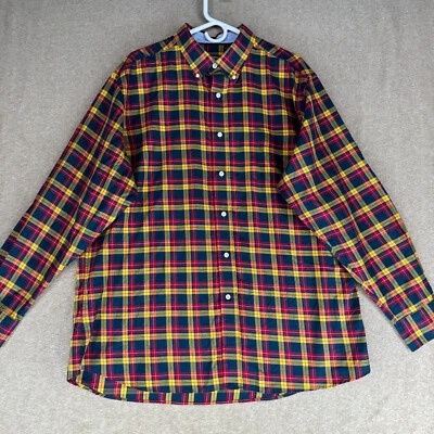 Daniel Crémieux Classics Men's Size XL Check Cotton Long Sleeve Casual Shirt - Image 1 of 4