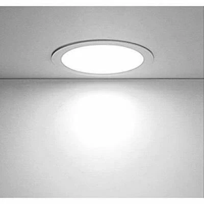 Paquete de 10 luces de techo empotradas con panel LED ultrafino 9W 12W 18W blanco frío 6000K Foto 1 de 4