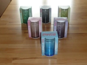 Mc Donald Coca Cola Gläser von 2009 Dosenform komplette Serie 6 Stück OVP Dose - Bild 1 von 10