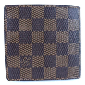 LOUIS VUITTON N61675 Portefeiulle Marco Bi-Fold Wallet Brown Damier canvas... - Picture 1 of 10