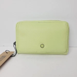 Nuevo Steve Madden Core Cremallera Alrededor Cartera Verde - Imagen 1 de 4