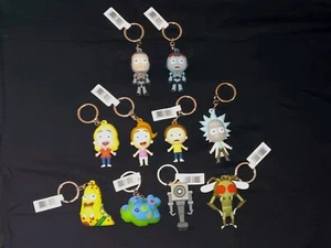 RICK AND MORTY Serie 1 3D SCHLÜSSELANHÄNGER 10er-Set BUTTERROBOTER & FURZ Erwachsene Schwimmen - Bild 1 von 12