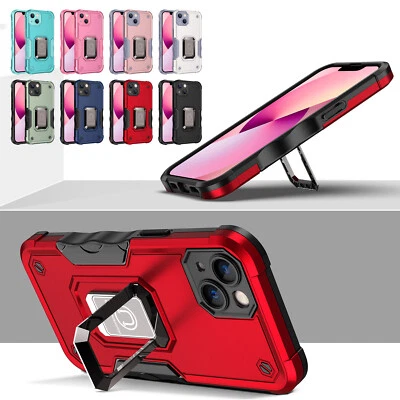 Kickstand Armor Shockproof Phone Case Cover For iPhone 15 16 Pro Max 14 Pro 16e