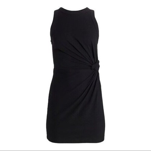 Alexander Wang T maglia pesante dettagli t shirt abito canotta senza maniche nero M