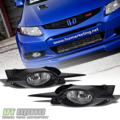 For 2009-2011 Honda Civic Coupe Bumper Fog Lights Lamps +Switch+Bulbs Left+Right - Bild 1 von 4