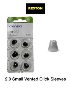 Rexton Small Vented 2.0 Click Sleeves For RIC & Click Fit Models - Picture 1 of 12
