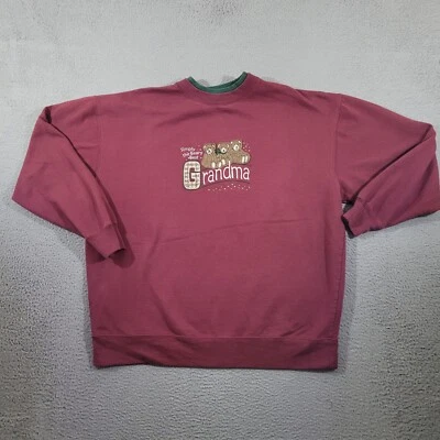 Sudadera De Colección M C Ropa Deportiva Mujer Extra Grande Roja Grandmacore Mejor Abuela Foto 1 de 4