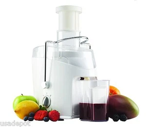 Wide Mouth 2-Speed Juice Extractor Juicer in White - Picture 1 of 6