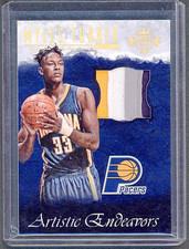 2016-17 Panini Court Kings Artistic Endeavors Jersey #7 Myles Turner /25