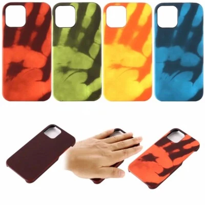 For iPhone 17 12 16 Pro Mini Air Heat Sensitive Thermal Color Change Phone Case - Image 1 of 4