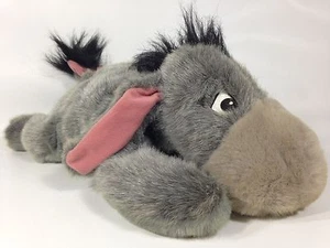Disney Eeyore Sitzsack Plüsch Pooh Freund Sammlerstück bestickte Augen 15 Zoll grau - Bild 1 von 8