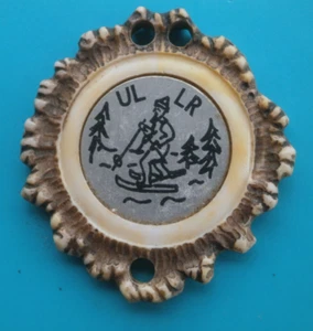 Ullr, Schutzpatron der Wintersportler mit Motiv Lübbenau im Spreewald Anhänger - Bild 1 von 6